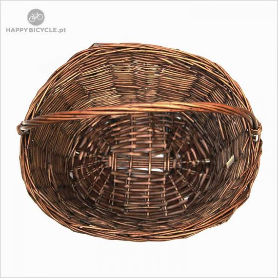 Oval Wicker Basket - Brown