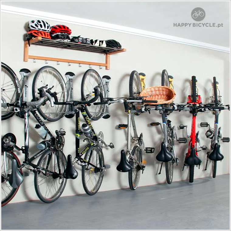 Stasdock-vélo mural-vélo suspendu Système-Happy noir