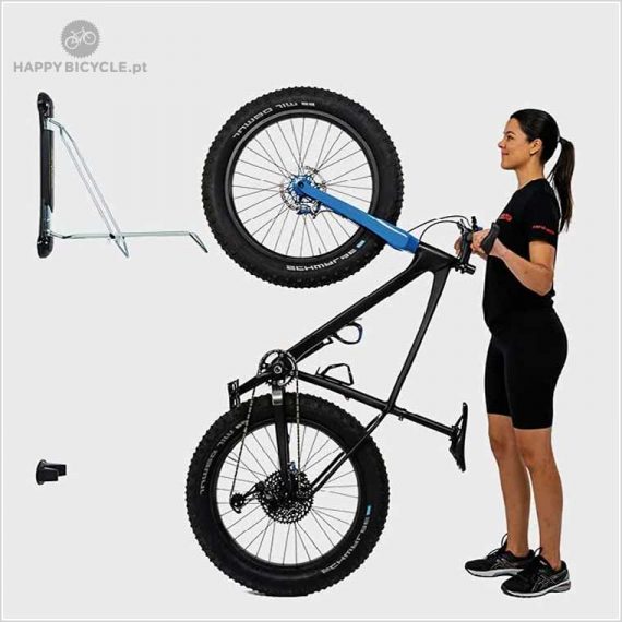 Soporte de Pared Vertical Steady para bicicletas MTB o Fat Bike