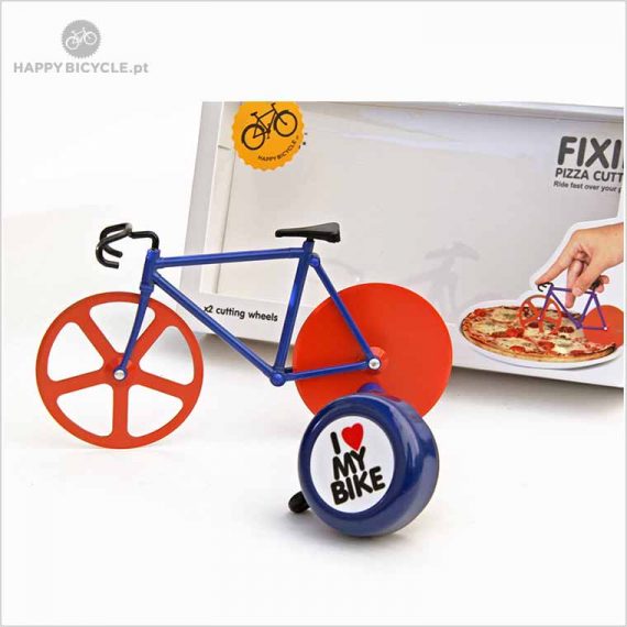 Conjunto de Natal I Love My Bike Pizza