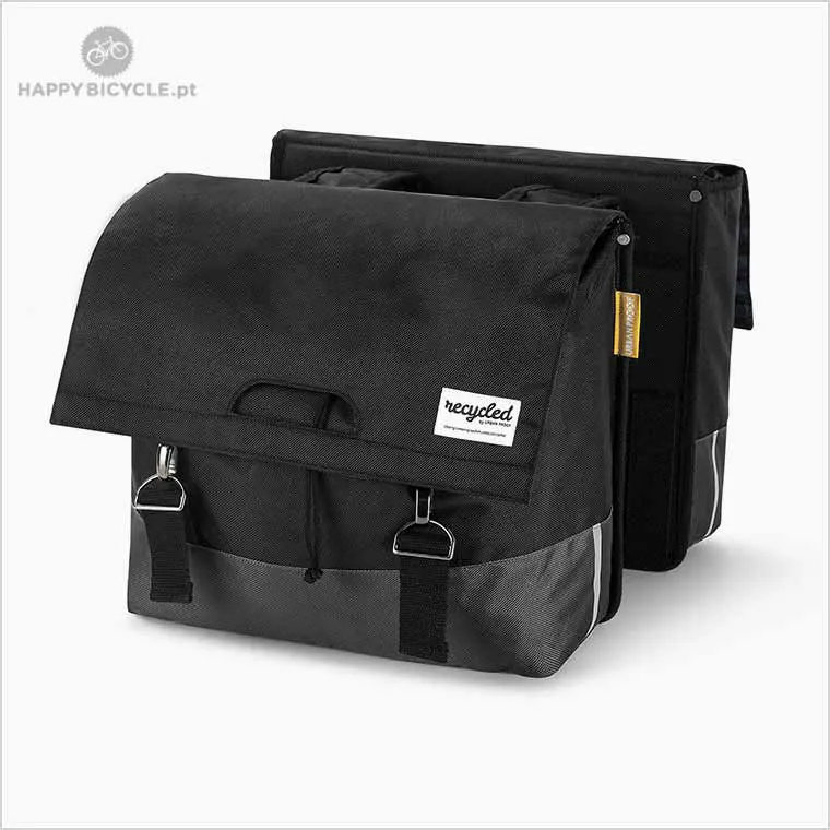 double bicycle pannier 40l recycled by urban proof
