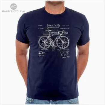 T-Shirt Bicicleta Blueprint Cycology