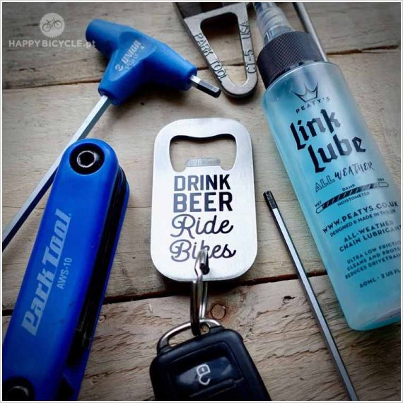 Bottle opener with Key Ring Ride