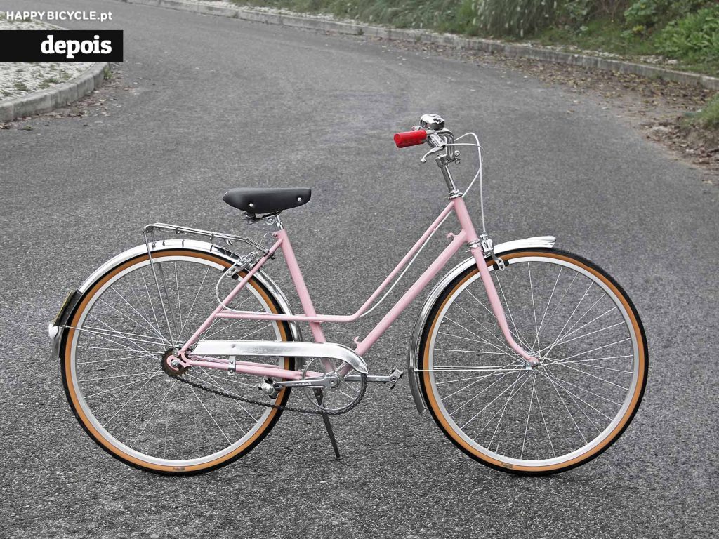 restauro bicicleta asv rosa